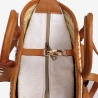 Panier en raphia et cuir conçu pour La Sultana
