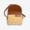 Dandy Beldi Bag in leather and Raffia